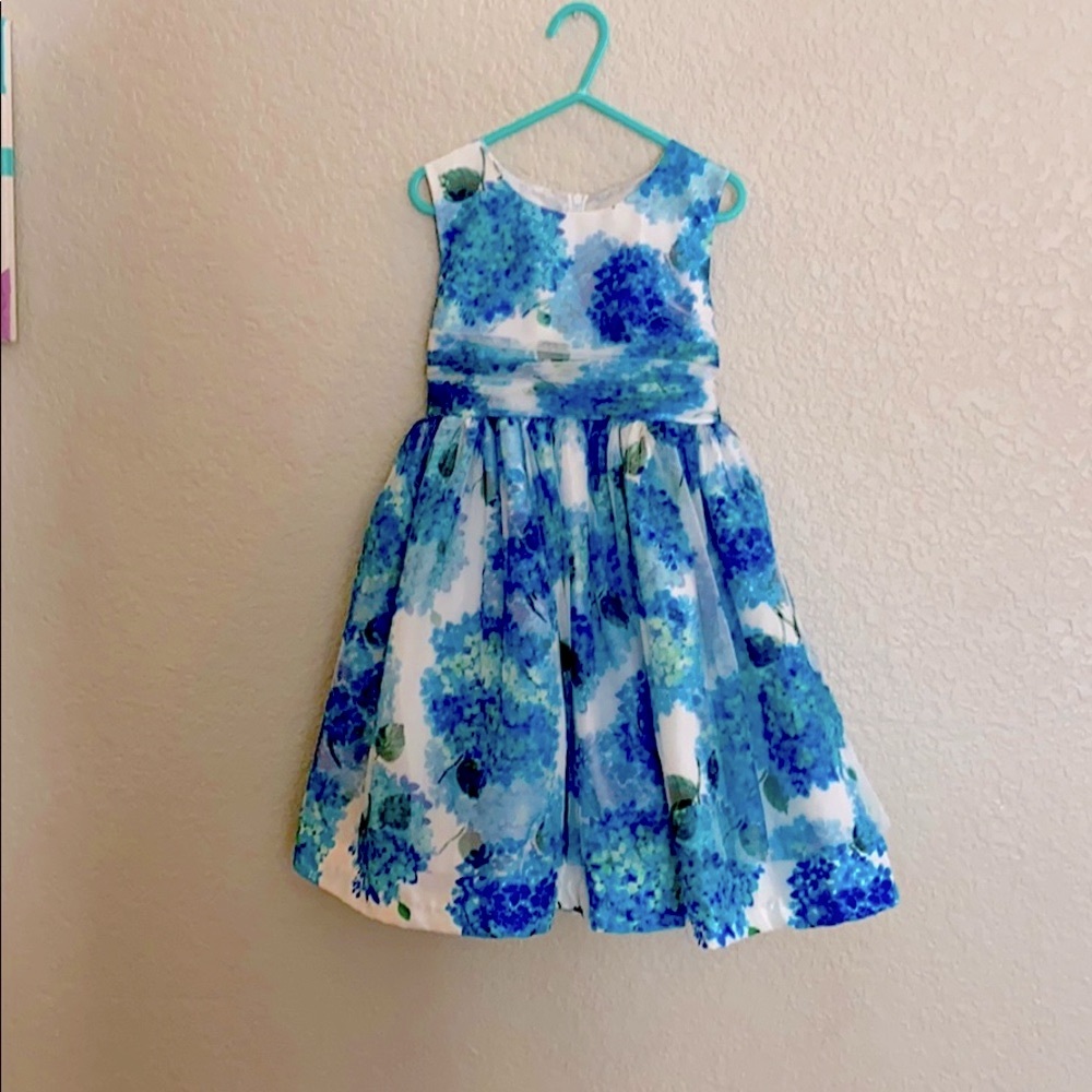 Girl’s Jessica Ann Blue Dress Sz 6x